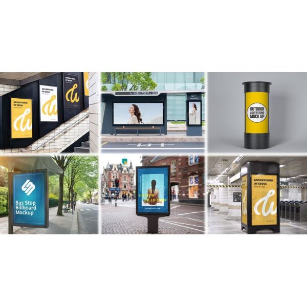 5500 Nits Brightness IP65 Waterproof 1920X640mm Outdoor LED Display Advertising LED Screen for Commercial Use