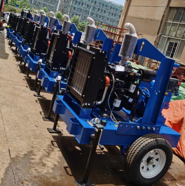Ocean Pump New Trailer Type Diesel Engine Self-Priming Water Pump