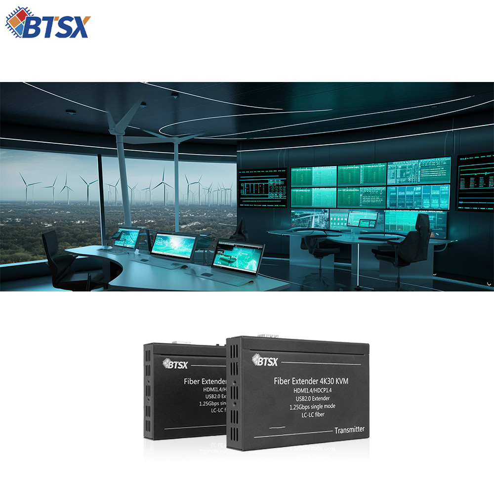 OEM HDMI Fiber Extender Plug And Play 20Km RS232 EDID KVM 4k видеопередатчик