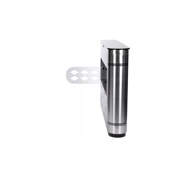 Luxury Slim Intelligent Full Automated Pedestrian Swing Gate With Marble Top Cover and 304 Stainless Steel Body