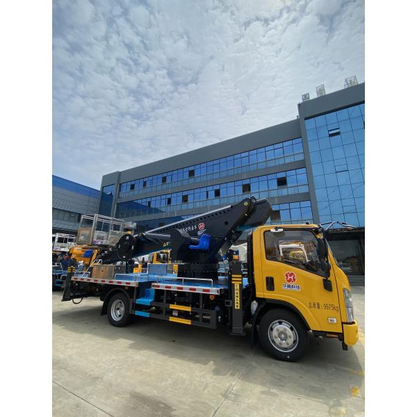 Plateforme de travail aérien Camion 30m Réparation de circuit Véhicule aérien mobile
