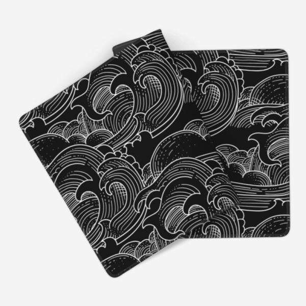 XYDAN Custom Extended Waterproof White Line Non-Slip Rubber Base Computer Gaming Mouse Pad