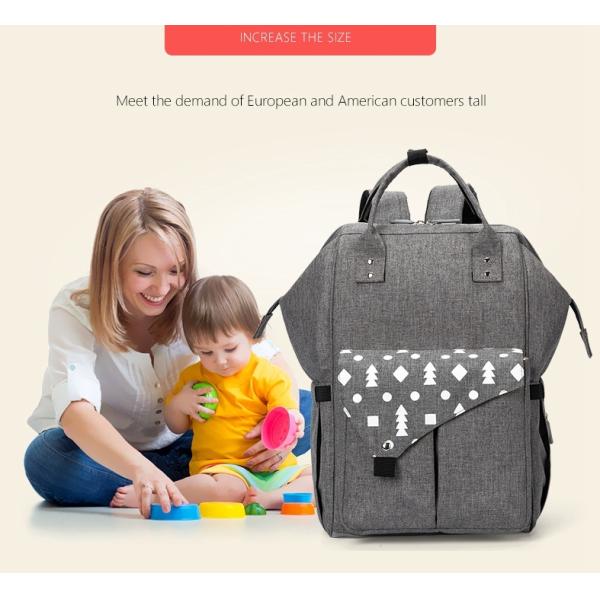 Fashion Waterproof Diaper Bags Mummy Maternity Nappy Changing Bag Large Capacity Travel Backpack drop shipping for Mom&Dad