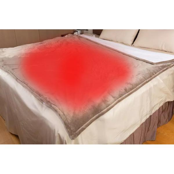 Дальнее инфракрасное моющееся одеяло с электрическим подогревом 45 градусов SHEERFOND