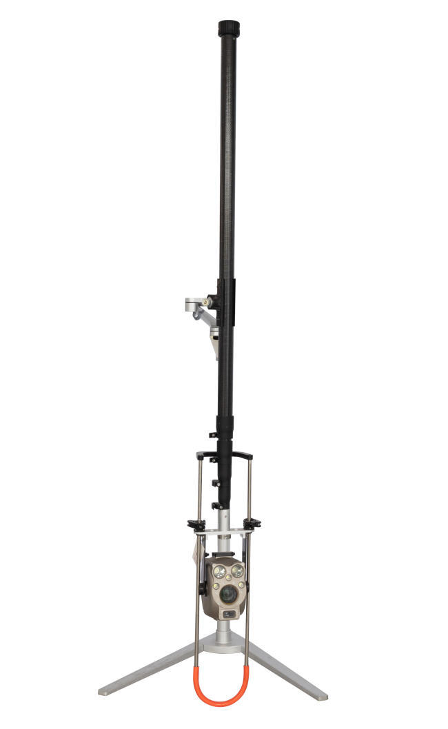 D16s Portable Pipeline Camera Periscope with 2MP HD Camera, 360° Viewing & 1.3-5m Telescopic Pole for Sewer Inspection