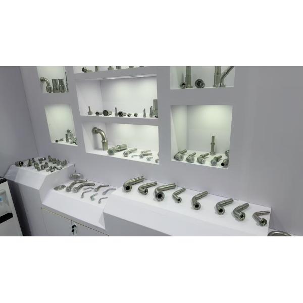 Threaded Bsp Hydraulic Hose Fittings Stainless Steel Male Female Quick Couplers For Different Size  From 1/4''  Straight 45° 90° To 1 Inch