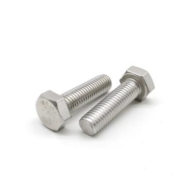 A cabeça do hexágono aparafusa a linha até ISO 4017 A4 80 316 de aço inoxidável do fim