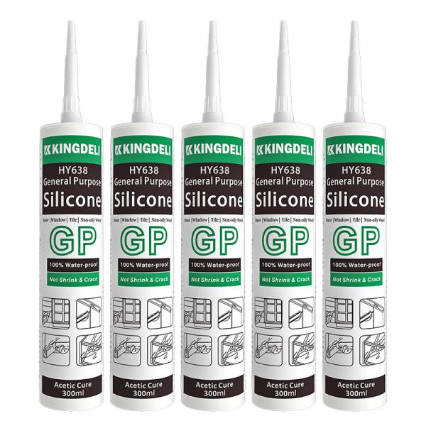 Transparent Acetic Silicone Sealant Glass Adhesive Anti Fungus Acetoxy Silicone