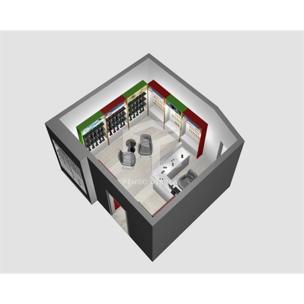 Гравировка CNC телефона приспособления магазина дисплея сотового телефона СИД T4 пробивая