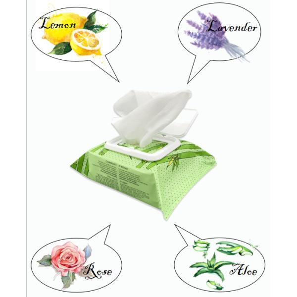 Влажное естественного ингредиента 100% устранимое обтирает размер 20x15CM для младенца