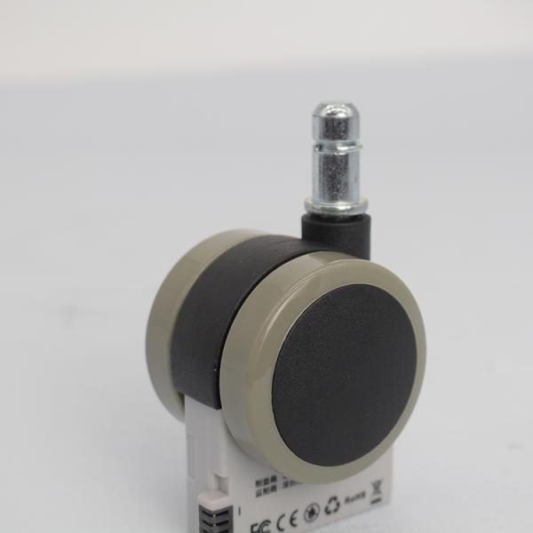 Рицинусы стула офиса стержня кольца сжатия M11x22mm справляются - защищая колеса зеленого цвета Pu мягко