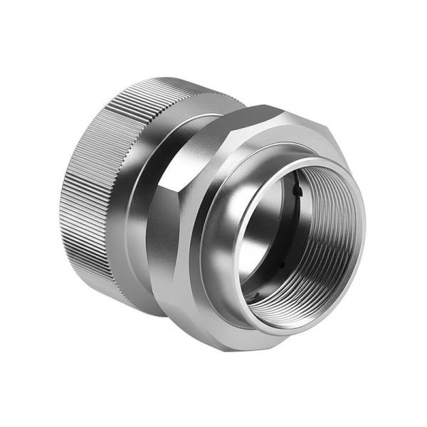 Procesamiento de fresado CNC Adaptador de prueba de alta frecuencia de aleación de aluminio, carcasa protectora del conector