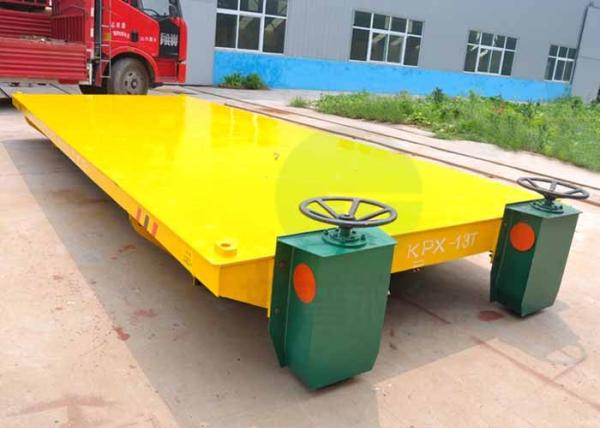 Shipyard Steel Rod Transport Battery Operated Motorized Transfer Car On Railroad