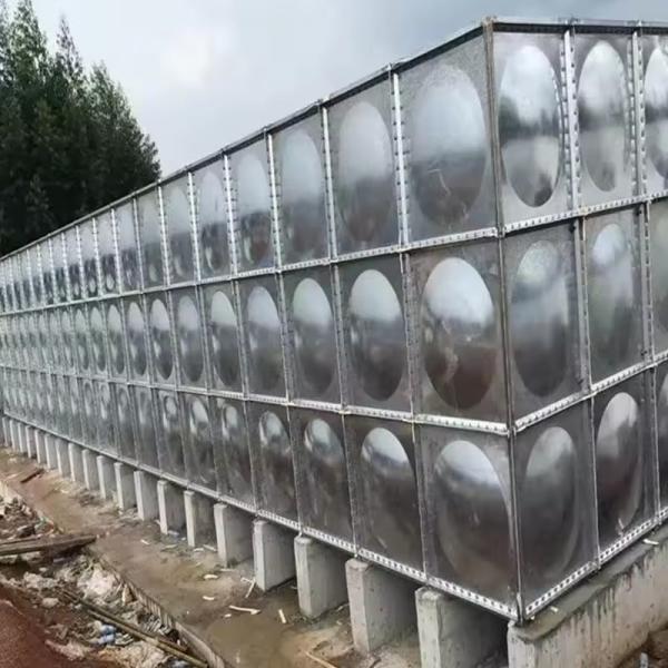 Customized Big Size 10000 Liter Water Tank Sectional Water Tank Stainless Steel