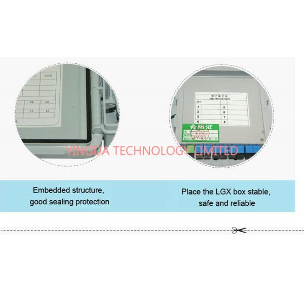12 Core Plastic Optical Terminal Box, 12 Port Optical Fiber Termination box