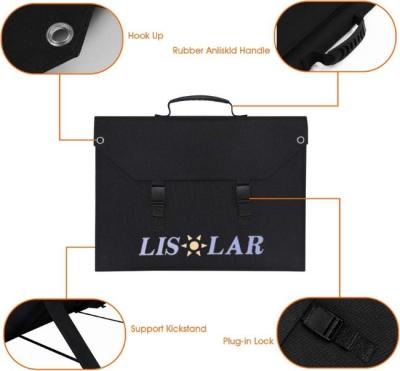 Multifuncional Saco Solar dobrável Bolsas de mão Panela solar dobrável leve de 100W