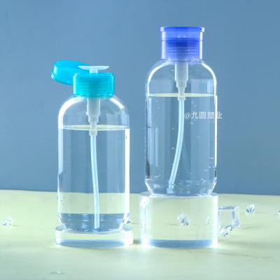 Flip-top Press-type  500ml PET Plastic Makeup Remover Bottle Large Capacity