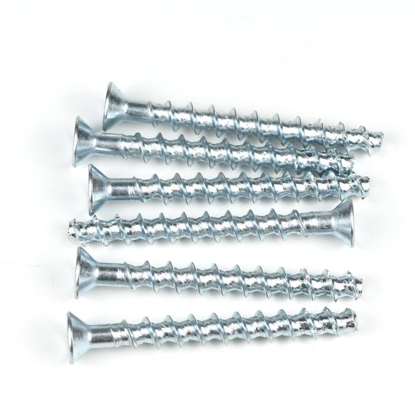 Zinc Plating M6 75mm Carbon Steel Countersunk Head Socket Bolt for Concrete Screws