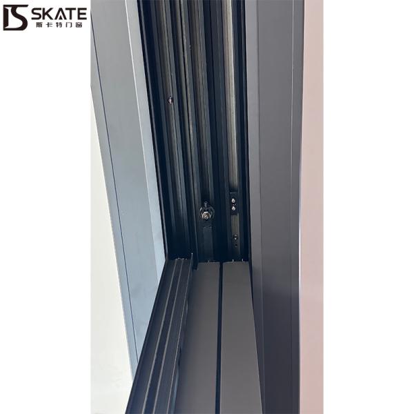 Mode Nouveau design personnalisable aluminium aluminium vitres coulissantes avec 2,2 mm d'épaisseur de paroi
