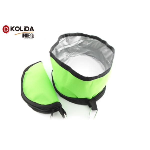 600D Waterproof Portable Folding Travel Collapsible Pet Food Bowls Dog Water Bowl