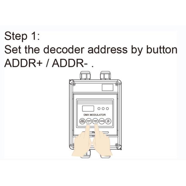 1-100m LED Control Distance LED Pool Light Controller , AC 12V RGBW LED Amplifier