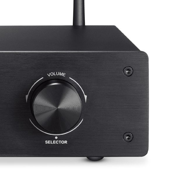 200W Bluetooth 5.0 Stereo Receiver with 3.5MM Input Class D Amplifier for Home Theater