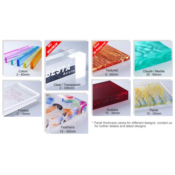4х8 декоративные акриловые листы 2 дюйма толщиной деревянный эффект акриловый лист