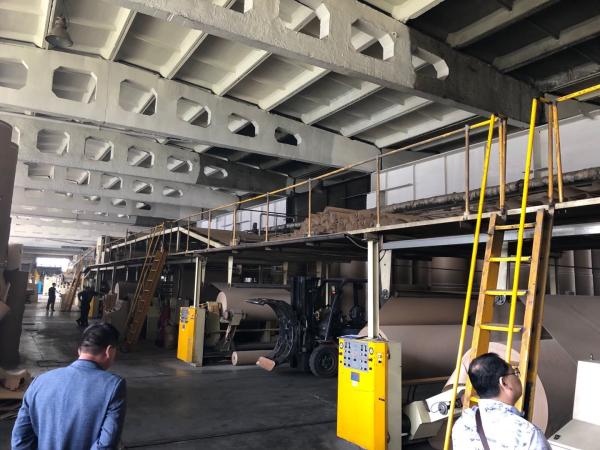 Dpack corrugated WJ80-1400 Oil Heating 3 ply corrugated Paperboard Production Line