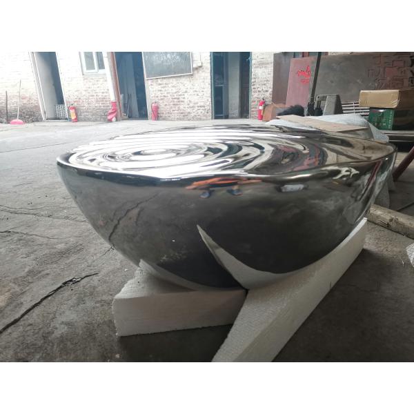 Water Pattern Seat Sculpture , Handmade Outdoor Garden Ornaments Furnishings