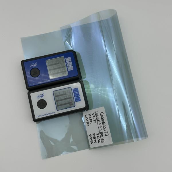 Material PET Tinta para ventanas de automóviles Película ecológica Arco iris Tinta para automóviles espesor 2 mil