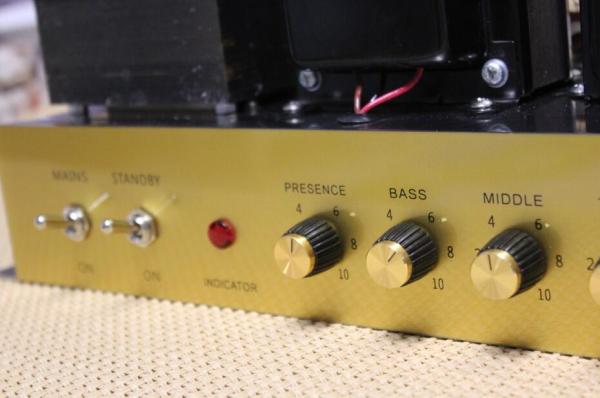 Custom Grand Style JCM800 Hand Wired All Tube Guitar Amplifier Head in Black Tolex with Ruby Tubes 50W