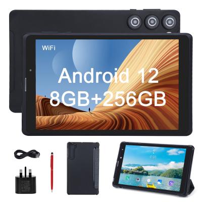 C idea Adultos Preto Android 8 polegadas Tablet PC CM835 MTK Chip 256GB Grande armazenamento Suporte GPS