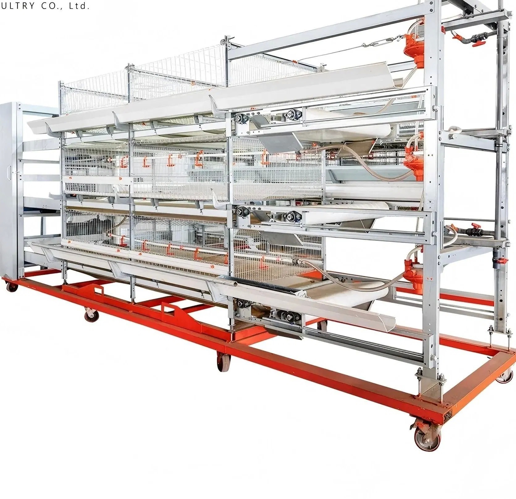 H Type Poultry Chicken Layer Battery Cage Multi Layer Vertical Design Save Labor