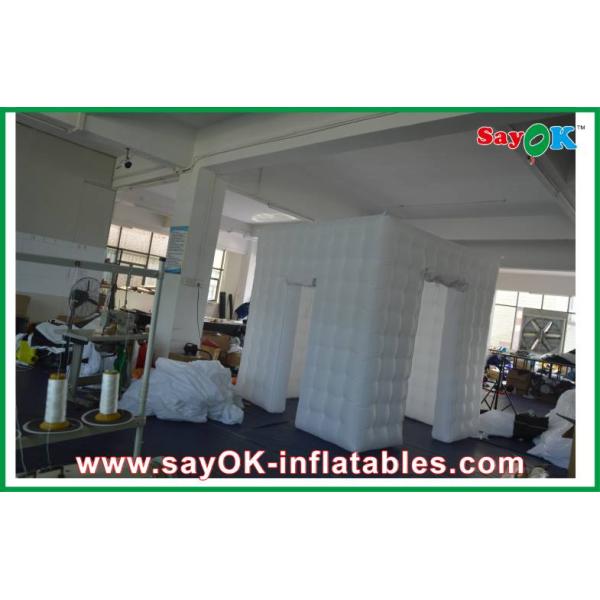 Ткань Оксфорда будочки фото партии/PVC покрыла привлекательное мобильной будочки фото раздувное с 2 дверями