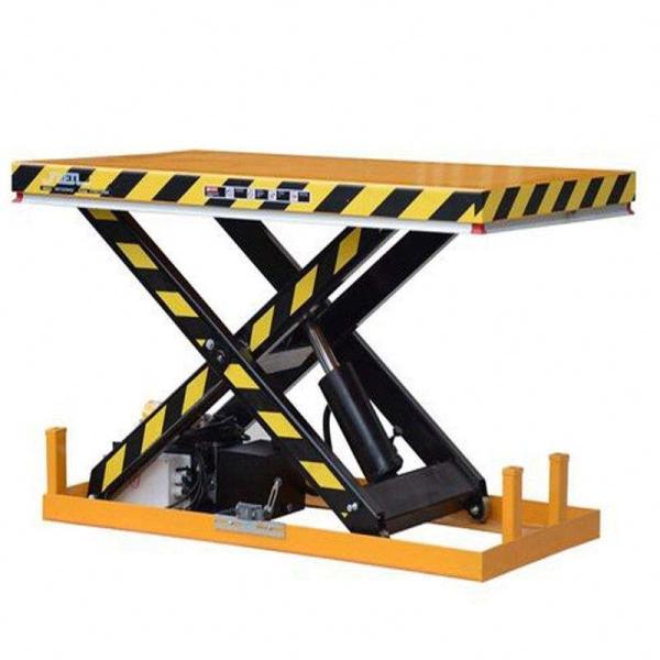 Electric Hydraulic Stationary Scissor Lift 2 - 4 Ton Small Lifting Table