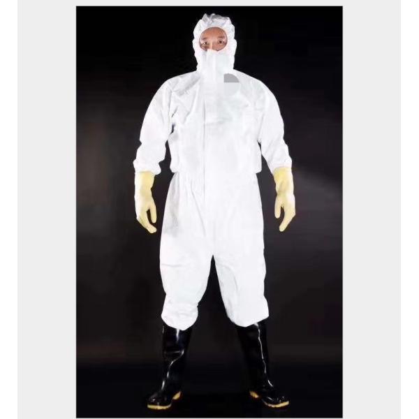 Safety Unisex Disposable Protective Suit Fluid Resistant Multi Color Available