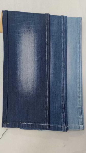 12.5 oz bleu foncé avec une largeur totale de 168-170 cm Tissu denim étirable léger JSD3438-2 pour pantalon de mode