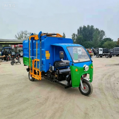 Self‑Loading & Self‑Dumping Garbage Truck , Waste Cleaning & Transfer Sanitation Vehicle