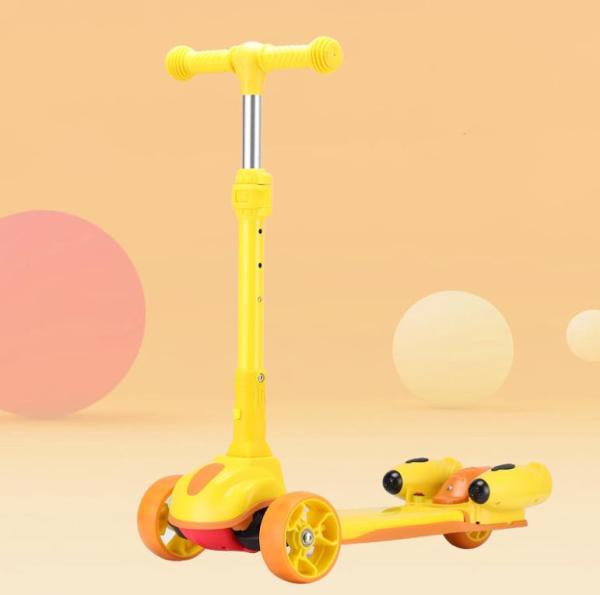 OEM kids bubbly kick scooter with blowing bubble for sale