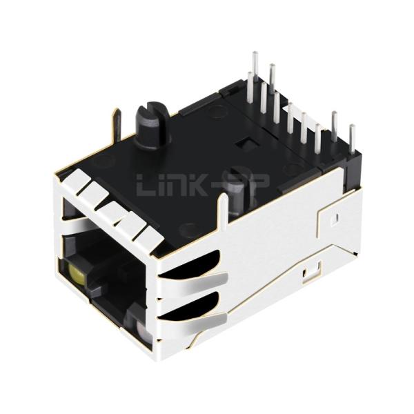 Pulse JP006821UNL Compatible LINK-PP LPJ2006KONL 10/100 Base-T Tab Up Green&Orange/Yellow Led One Port Ethernet Connector RJ45 Socket