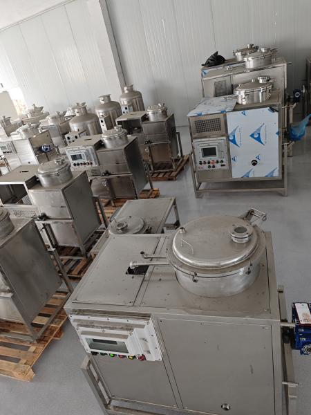 New Fixed Temperature Timing Siemens Display Single Processing 150L Dumping Type Regenerative Solvent Recovery Machine