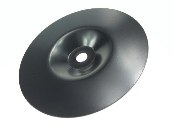 Arruelas côncavas especiais do aço carbono preto que carimbam para a pintura posta fã
