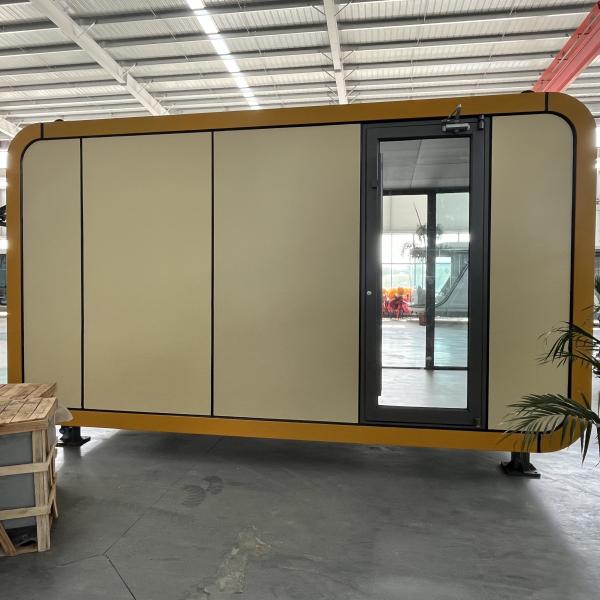 Apple Cabin-Outdoor Living and Working Office Customized Modular Design Prefabricated  Panel Houses reasonable price