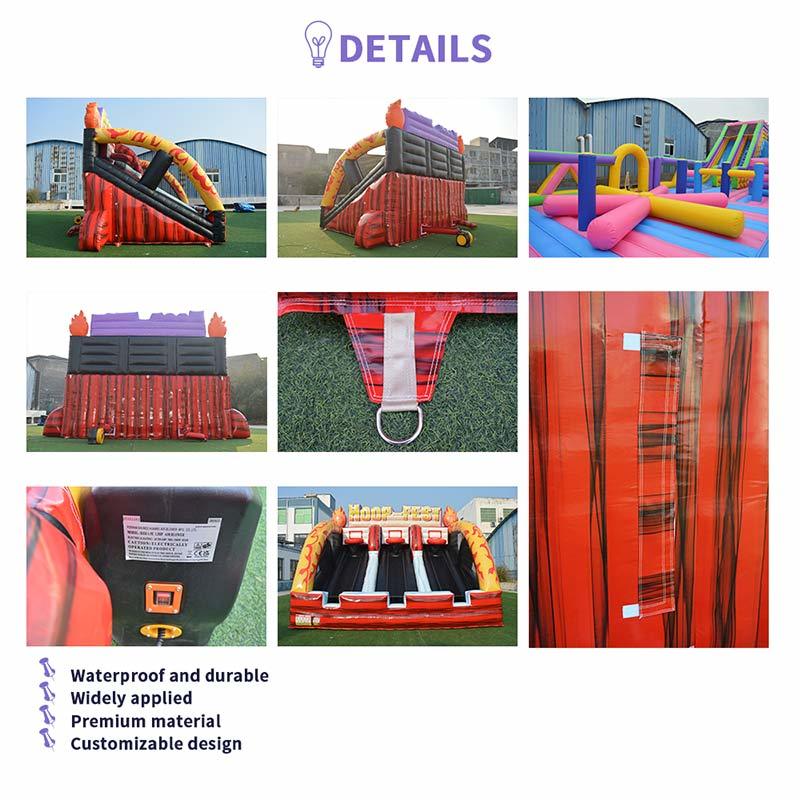 Commercial Grade Inflatable Basketball Game Hoop Fest Dual Lane Basketball Shootout For Party Rental Events