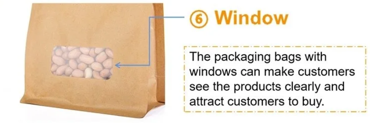 Frosted Kraft Paper Self Sealing Ziplock Stand Up Pouches