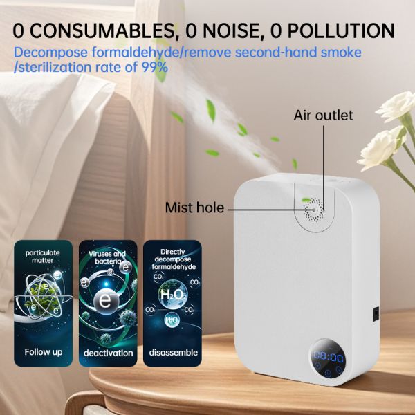 Ultimate Silence Aroma Diffuser Machine With 180ML Essential Oil Capacity