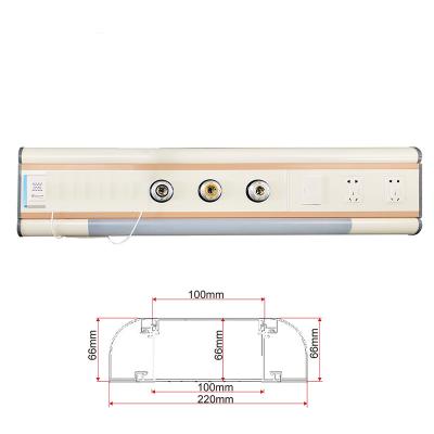 CTR-001 Medical Gas Bed Head Unit 1.3m 1.4m For ICU / Ward