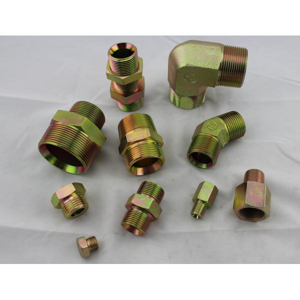 Mâle hydraulique de BSPT à l'adaptateur convenable de fusée de fil femelle de BSP coude de 90 degrés