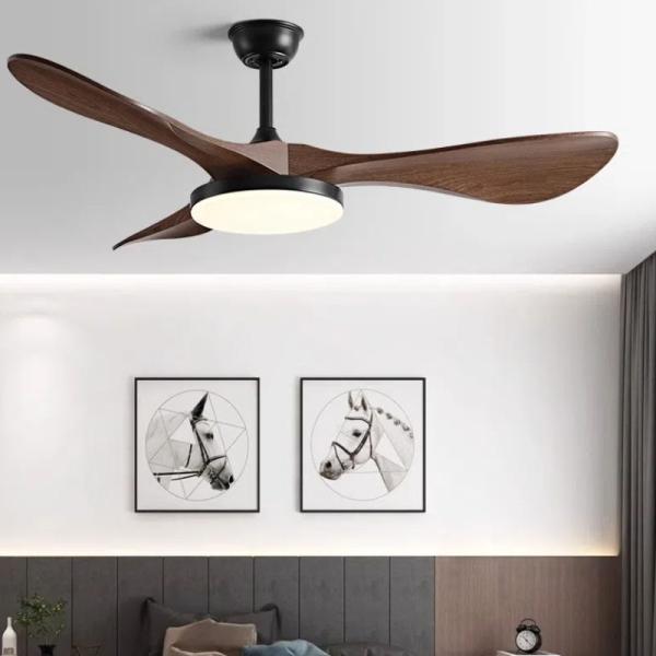 Ventilateur de plafond de 48 pouces avec lumière et télécommande