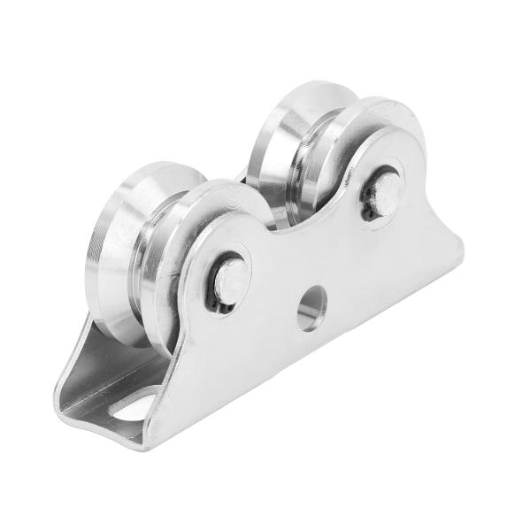 Stainless Steel V Shaped Double Bearing Caster Gate Wheel for ZINC Sliding Gates
